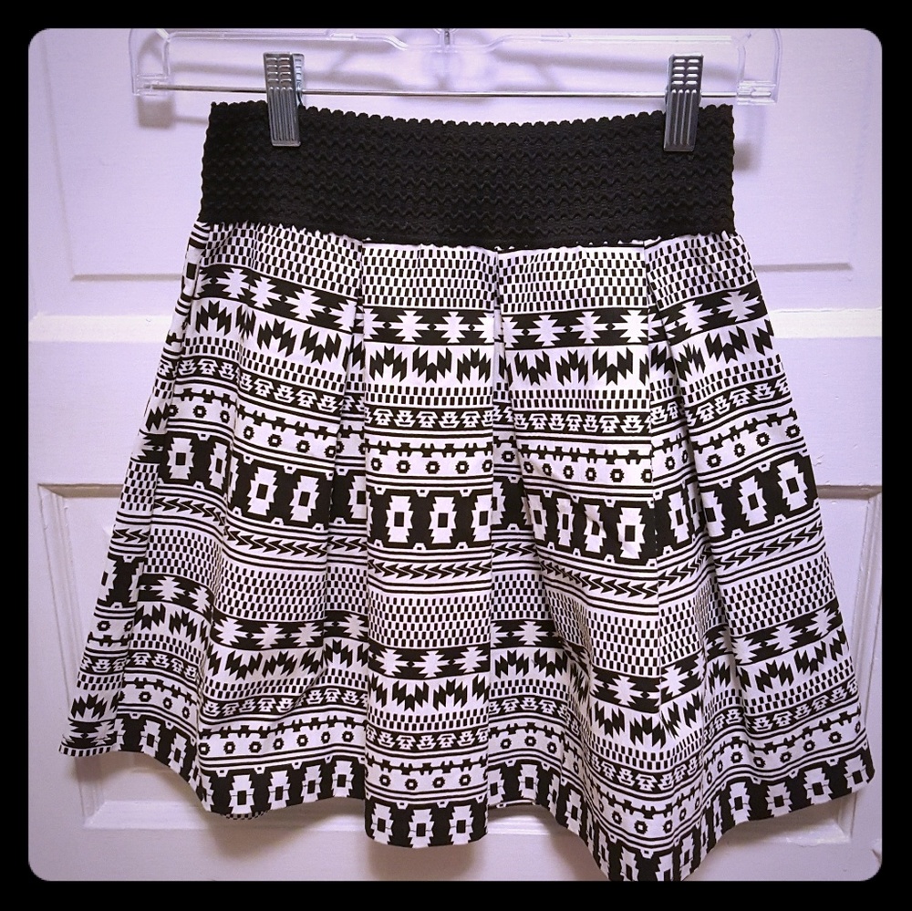 Black and White Skirt